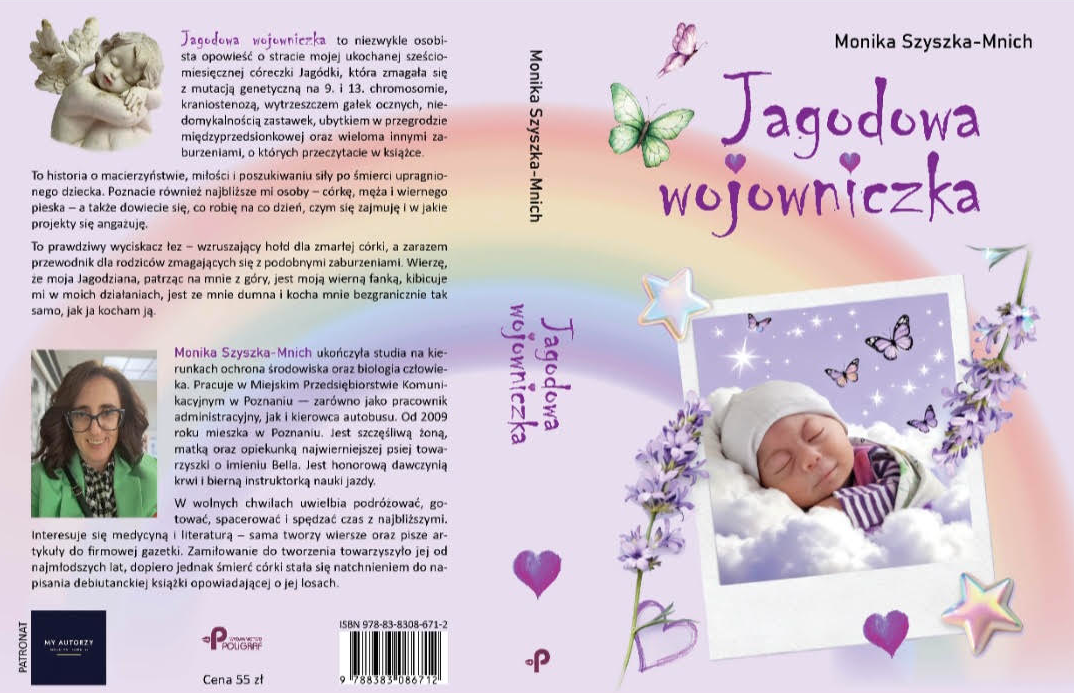 Okładka książki Jagodowa wojowniczka autorstwa Moniki Szyszki-Mnich